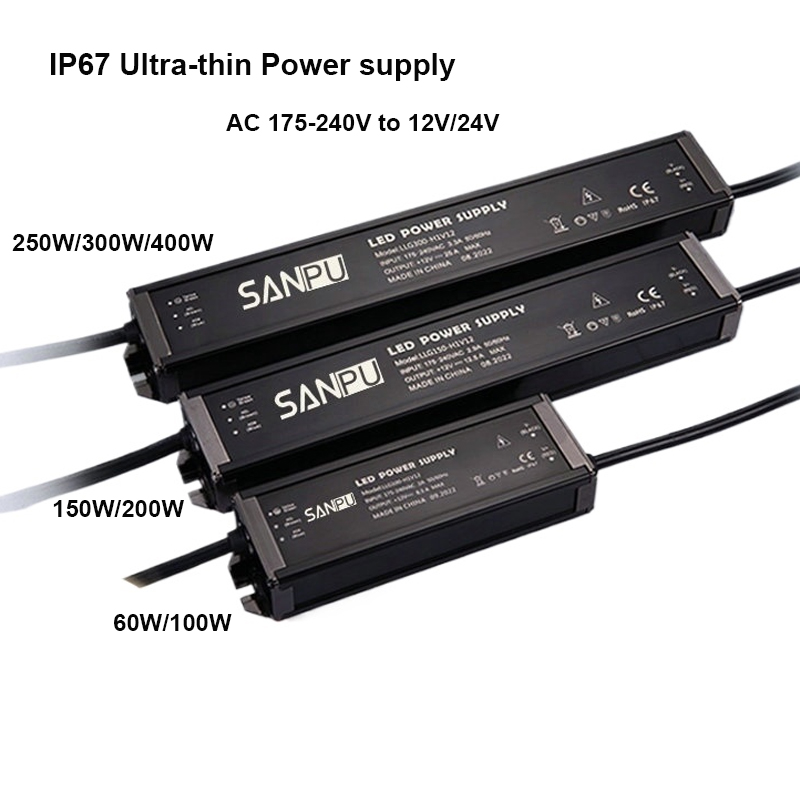 Outdoor Power Supply 12V - محول طاقة فائق النحافة مقاوم للماء