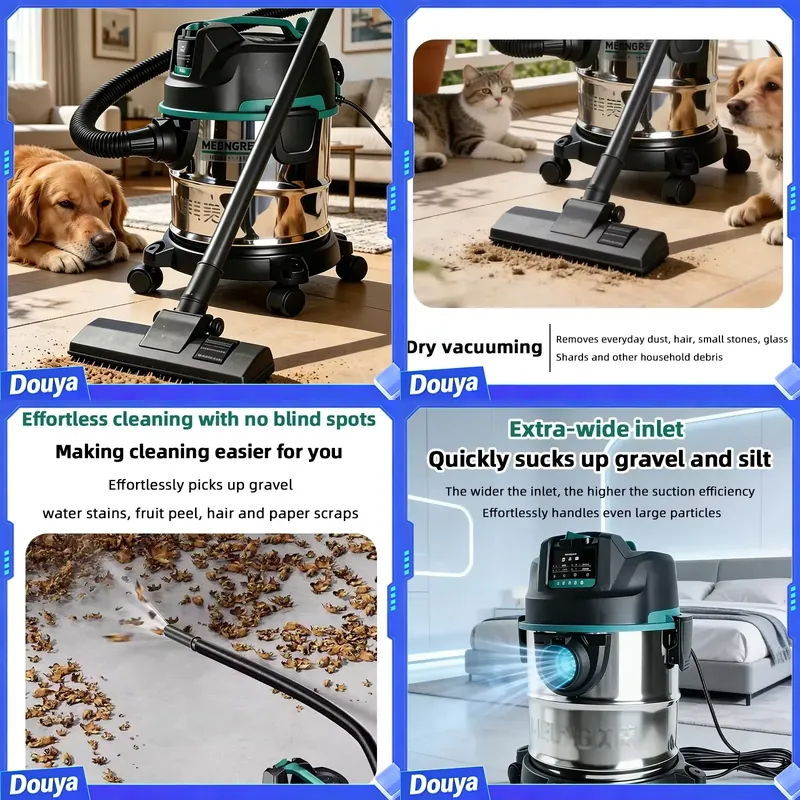 Wet Dry Vacuum Shop - مكنسة كهربائية عالية القوة سعة 35/38
