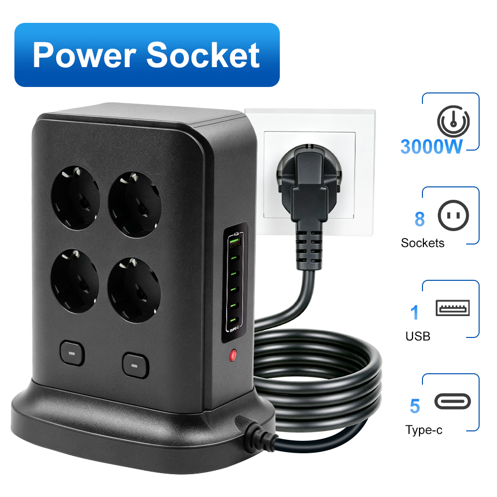 Outdoor Usb Power Strip - مقبس طاقة بقوة 3000 واط مع