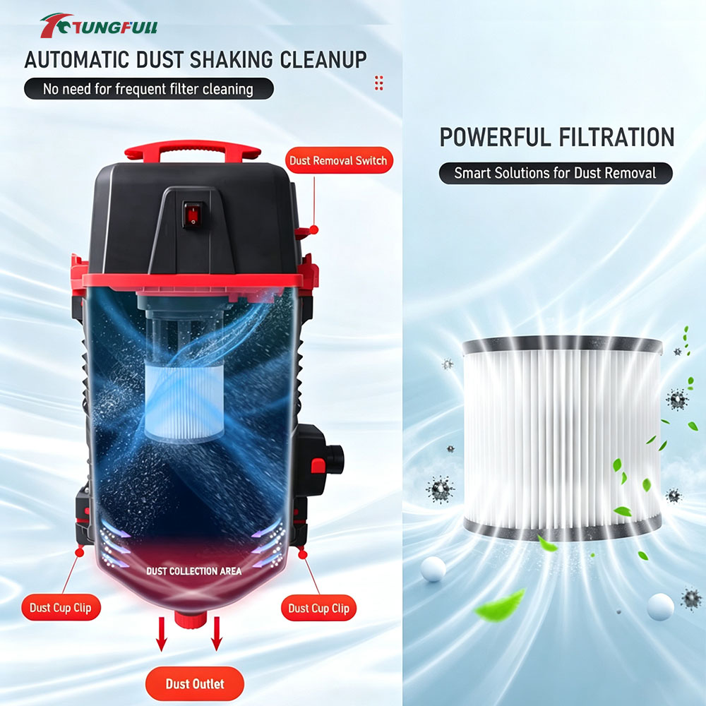مكنسة كهربائية للسيارات مثبتة  - مراجعة Wet Dry Vacuum Shop وسعره