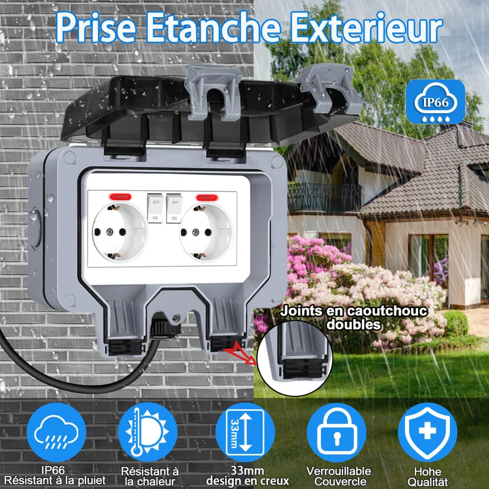 مقبس كهربائي خارجي على الطراز  - مراجعة Power Switch Outdoor وسعره