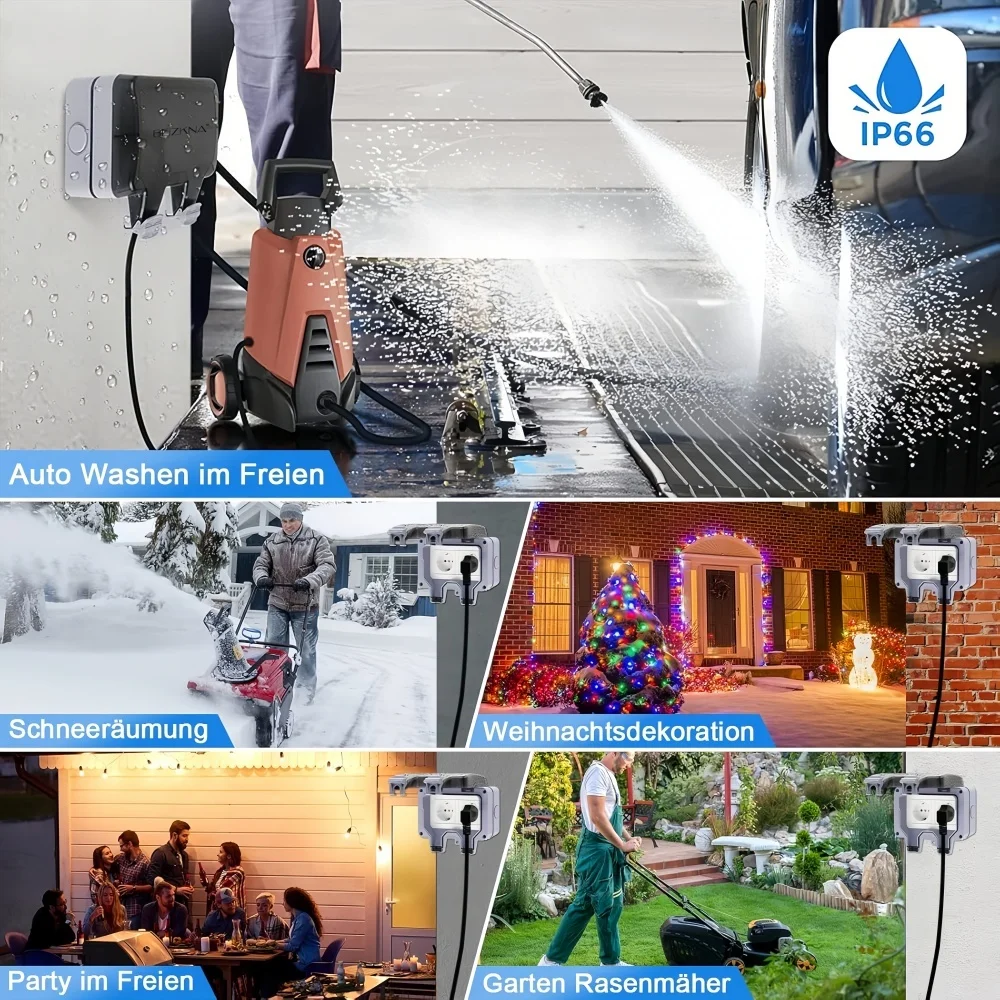 مقبس كهربائي خارجي على الطراز  - مراجعة Power Switch Outdoor وسعره