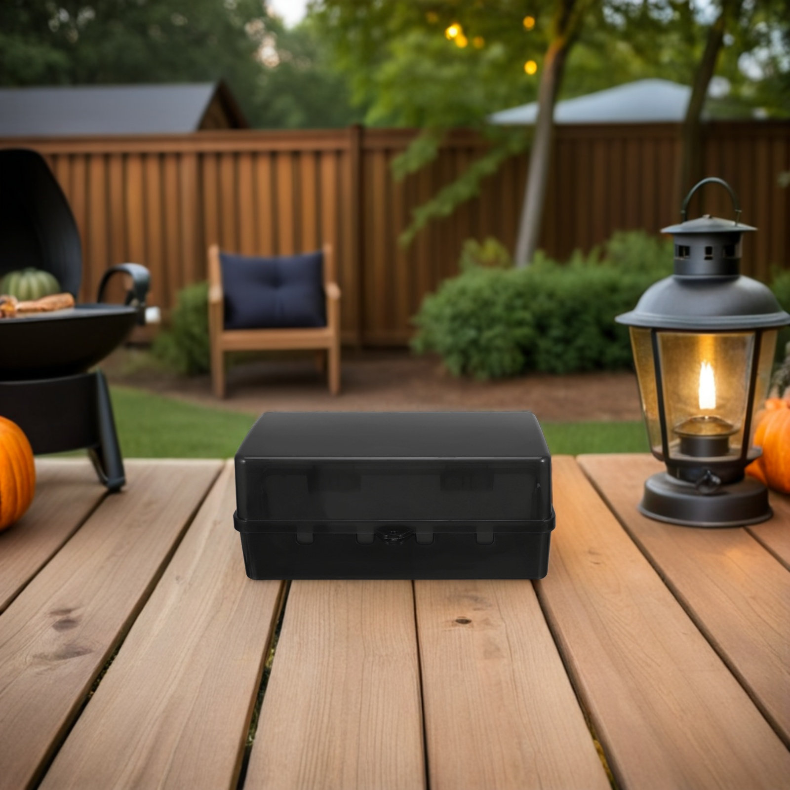 قطعتان من غطاء حماية مقاوم للع - مراجعة Outdoor Power Strip With Cover وسعره