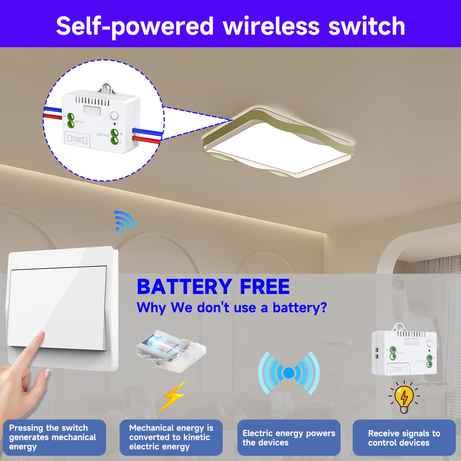 لا حاجة للأسلاك، مفتاح حائط لا - مراجعة Outdoor Power Outlet With Remote Control وسعره