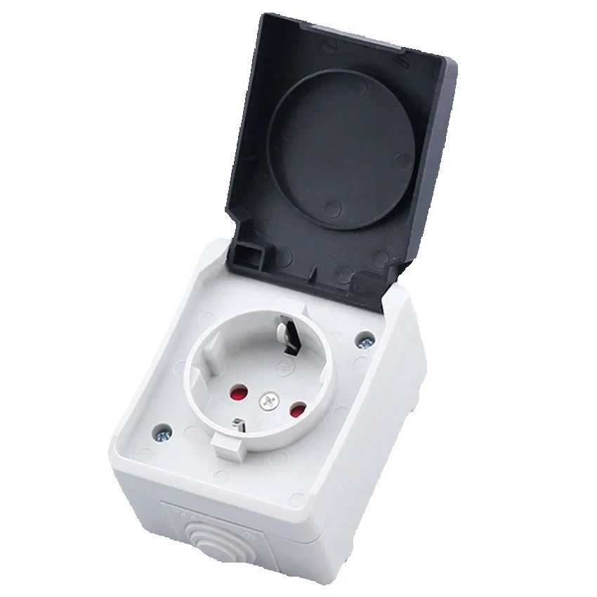 فرنسا الأوروبية الألمانية 16A  - مراجعة Outdoor Kitchen Power Outlet وسعره