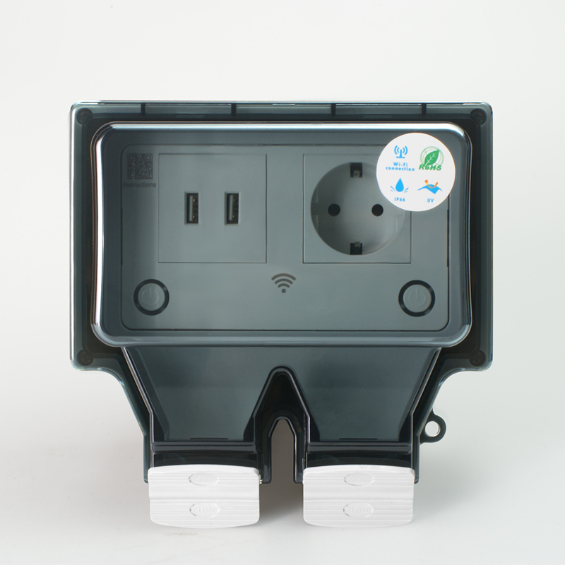 Avoir Tuya IP66 مآخذ كهربائية  - مراجعة Outdoor Power Outlet With Remote Control وسعره