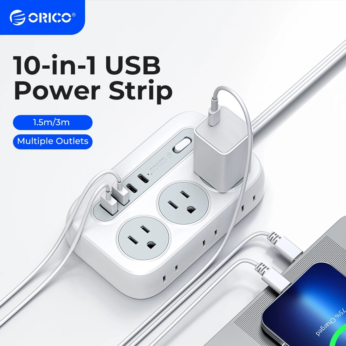 شريط طاقة سلك تمديد متعدد المق - مراجعة Outdoor Usb Power Strip وسعره