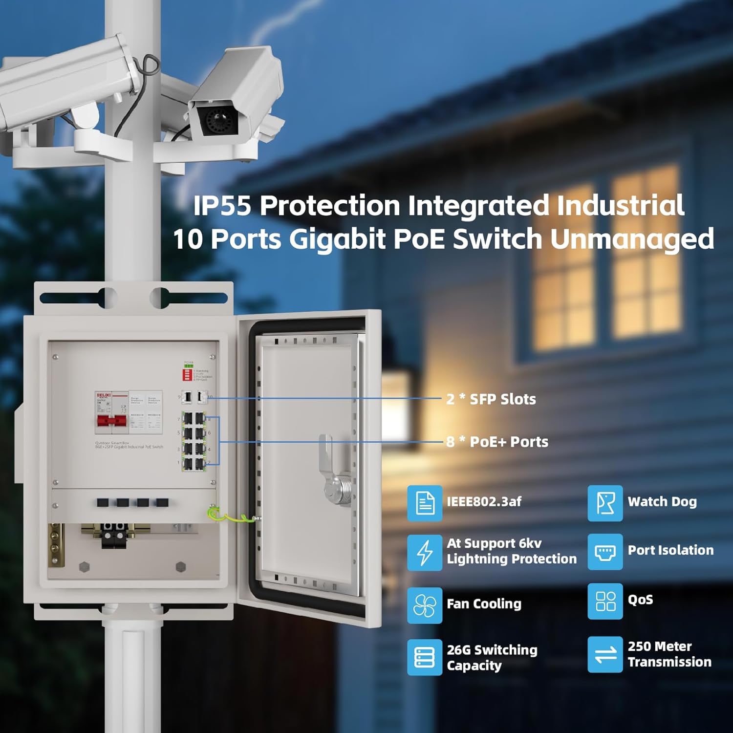 صندوق شبكة ذكي خارجي من KeepLi - مراجعة Power Switch Outdoor وسعره