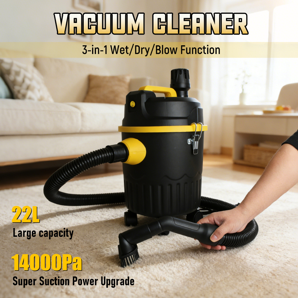 مكنسة كهربائية 3 في 1 للتنظيف  - مراجعة Wet Dry Vacuum Shop وسعره