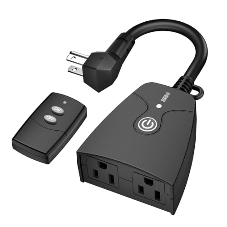 مقبس كهربائي لاسلكي للتحكم عن  - مراجعة Outdoor Power Outlet With Remote Control وسعره