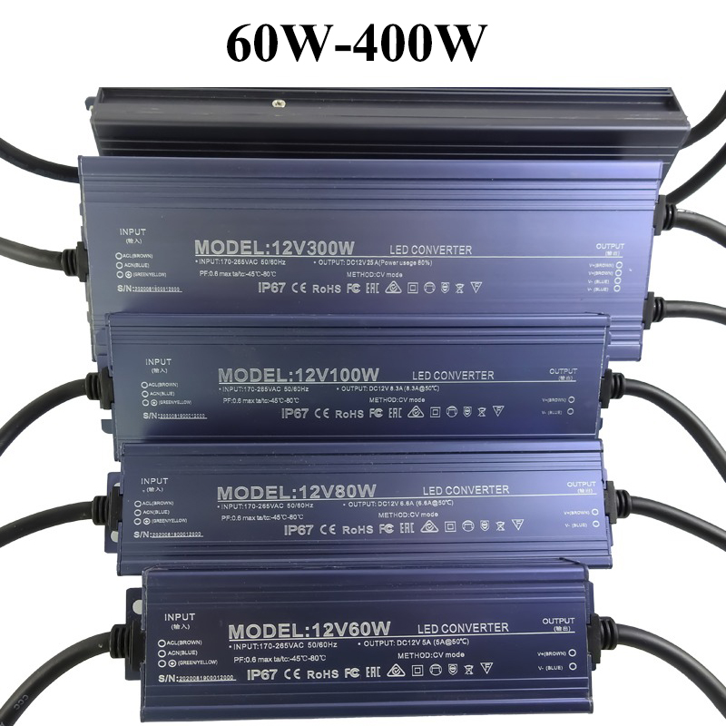 12 فولت 24 فولت مقاوم للماء ال - مراجعة Outdoor Power Supply 12V وسعره